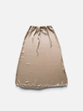 Jupe satinée Beige